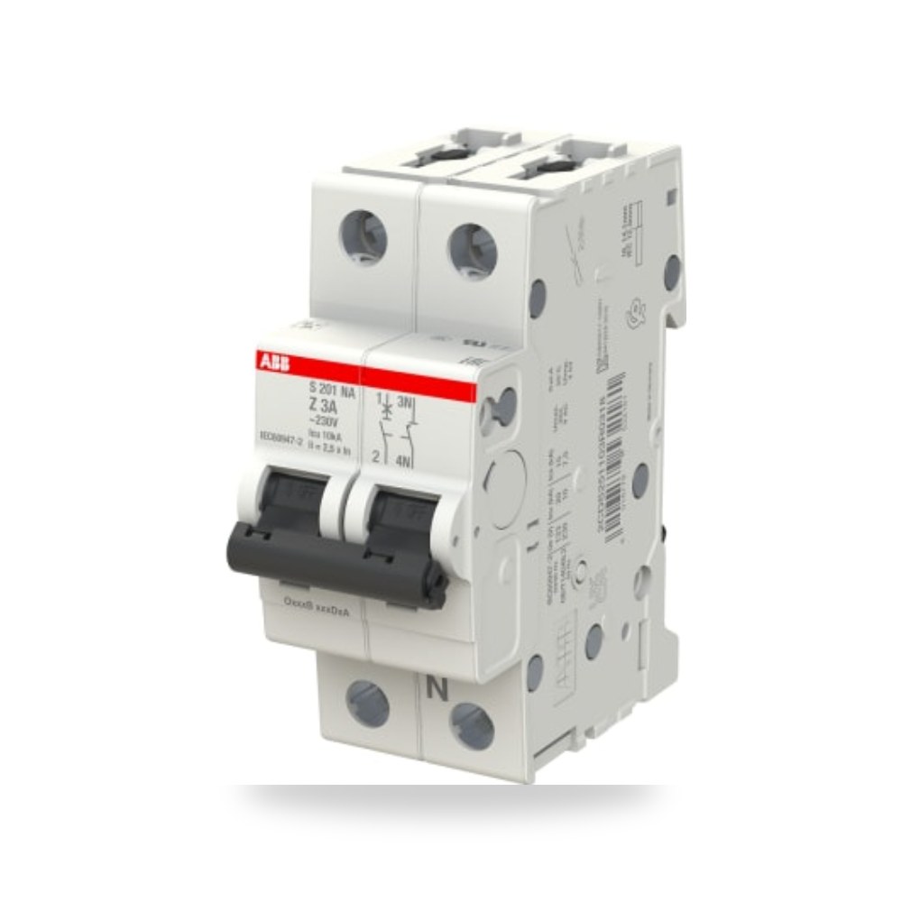 قاطع تيار أوتوماتيكي MCB S200 أحادي 3A RS PRO ريمكو للتوريدات الصناعية (Reemco Industrial)