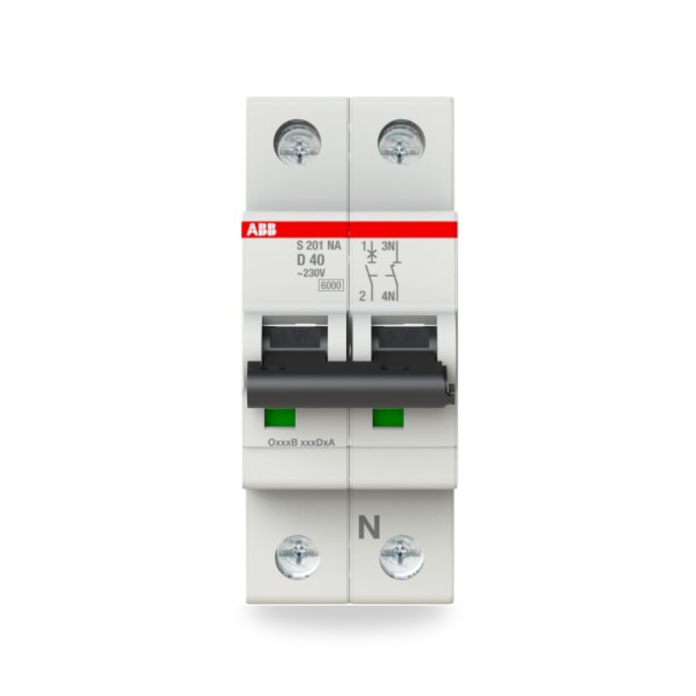 قاطع تيار أوتوماتيكي MCB S200 أحادي 40A منحنى ريمكو للتوريدات الصناعية (Reemco Industrial)