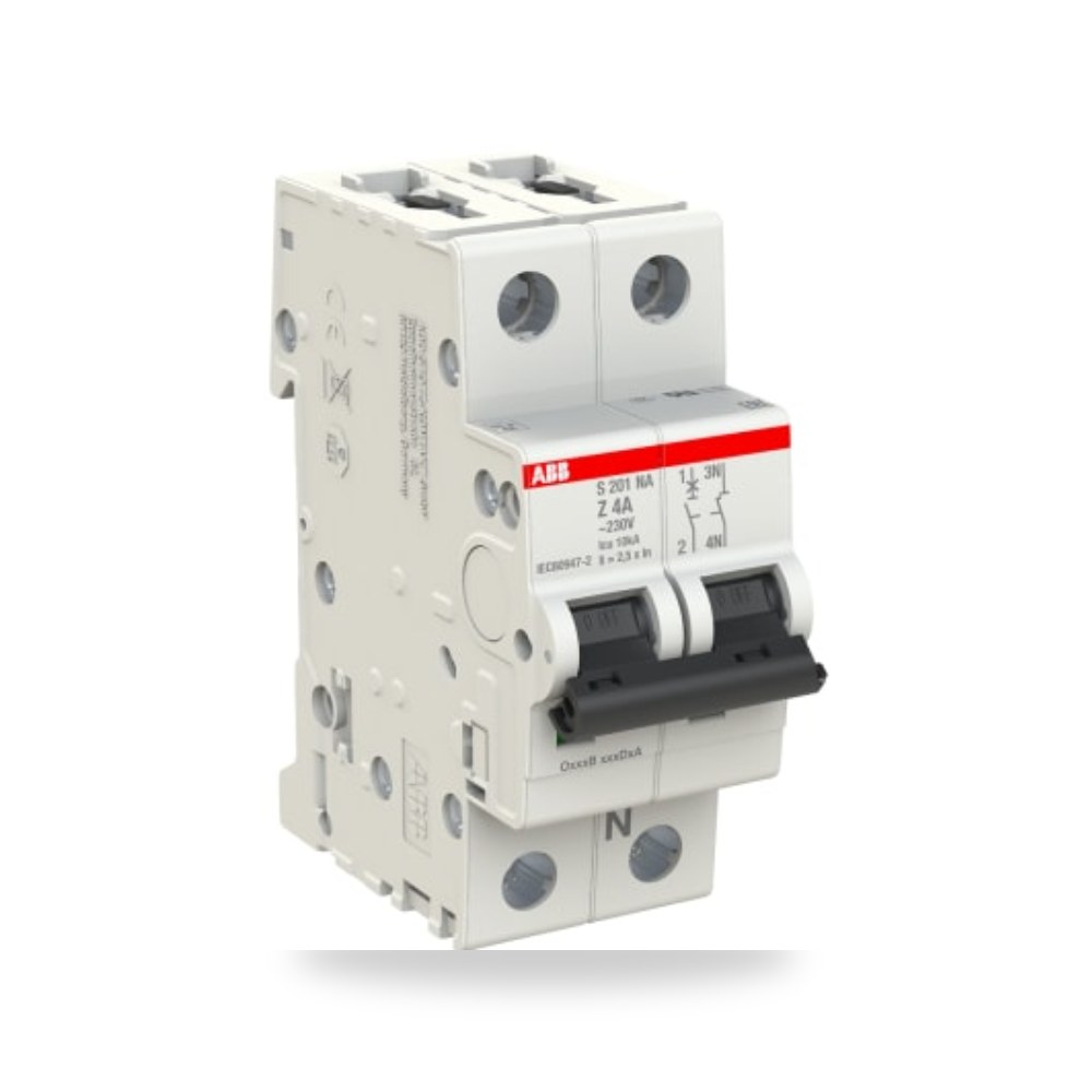 قاطع تيار أوتوماتيكي MCB S200 أحادي 4A صناعي ريمكو للتوريدات الصناعية (Reemco Industrial)
