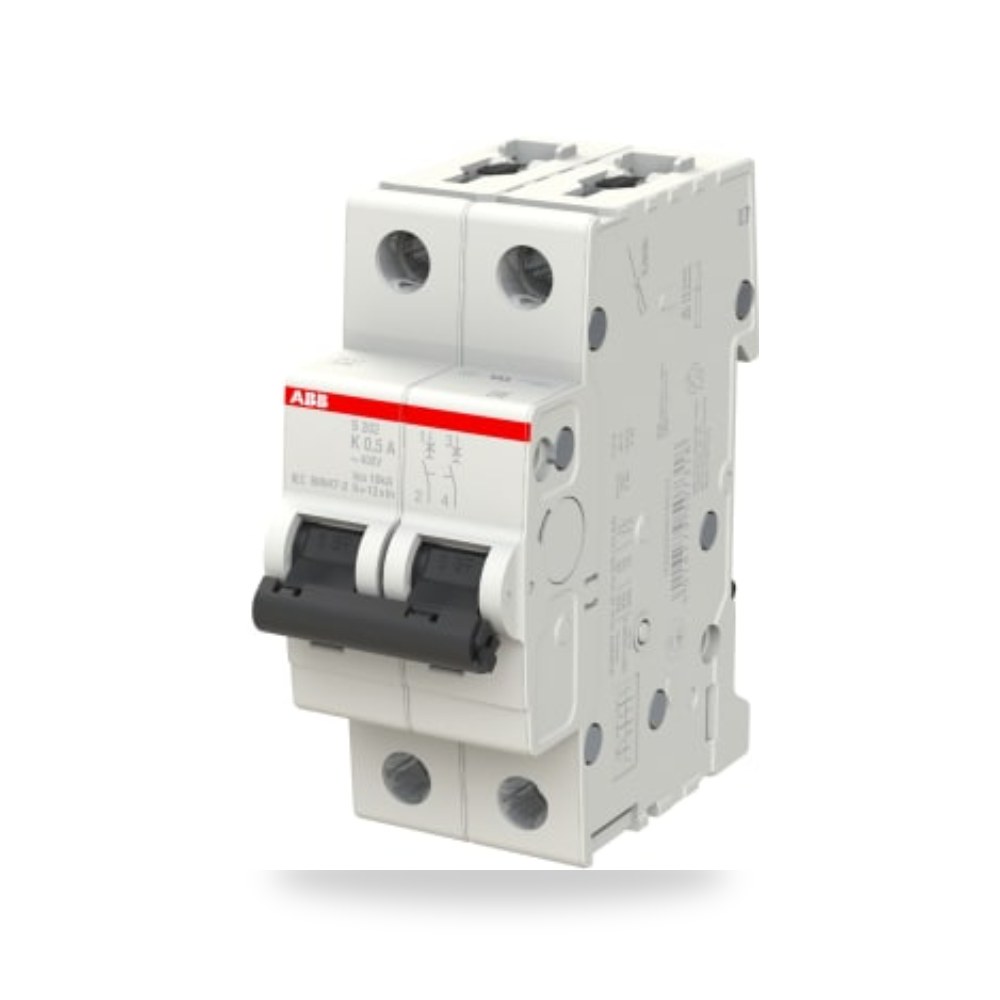 قاطع تيار أوتوماتيكي MCB S200 ثنائي RS PRO ريمكو للتوريدات الصناعية (Reemco Industrial)