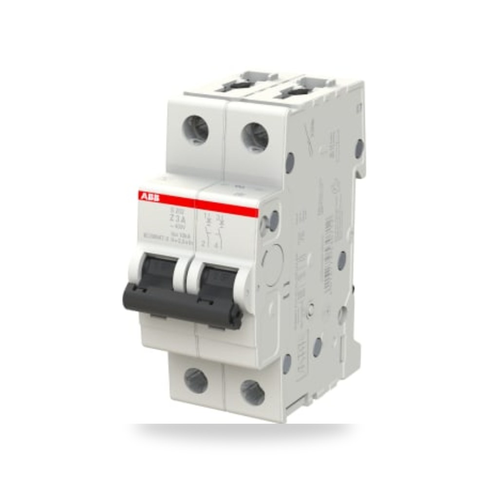 قاطع تيار أوتوماتيكي MCB S200 ثنائي 3A RS PRO ريمكو للتوريدات الصناعية (Reemco Industrial)
