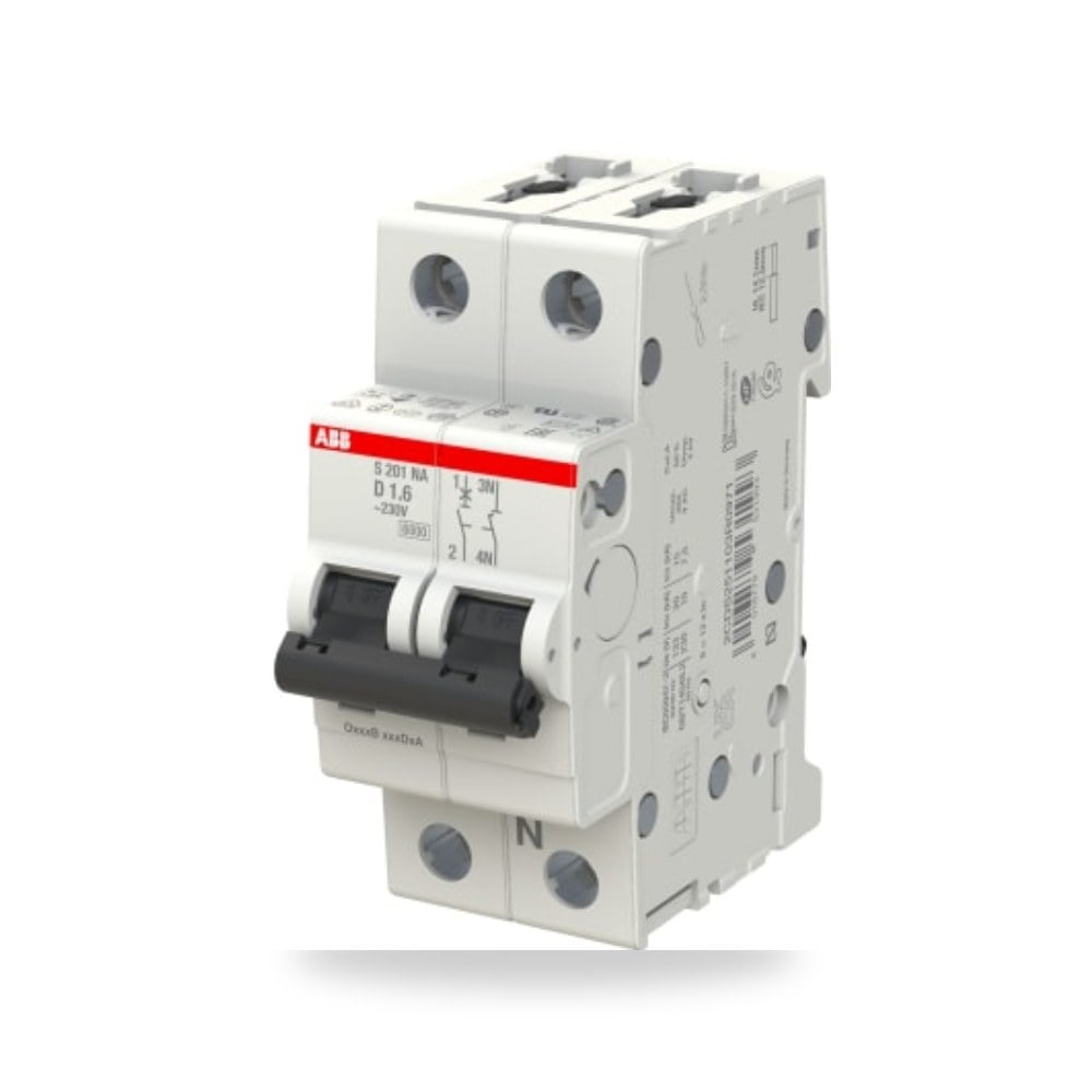 قاطع تيار أوتوماتيكي MCB S200 أحادي 6A منحنى ريمكو للتوريدات الصناعية (Reemco Industrial)