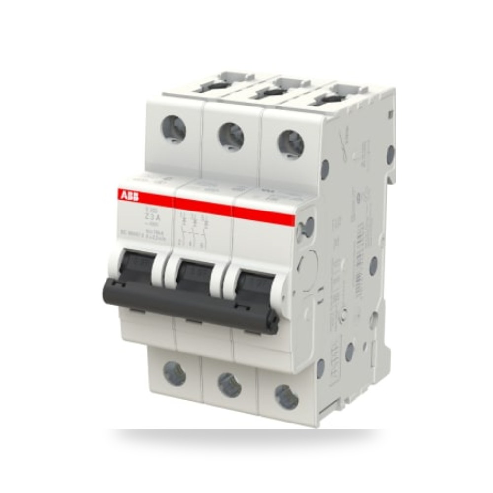 قاطع تيار أوتوماتيكي MCB S200 ثلاثي 3A صناعي ريمكو للتوريدات الصناعية (Reemco Industrial)