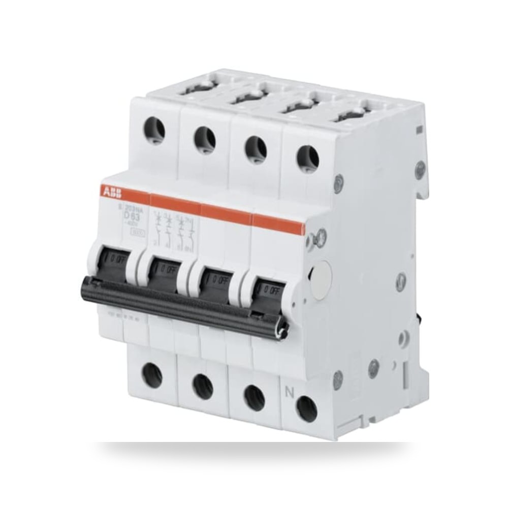 قاطع تيار أوتوماتيكي MCB S200 ثلاثي 6A منحنى ريمكو للتوريدات الصناعية (Reemco Industrial)