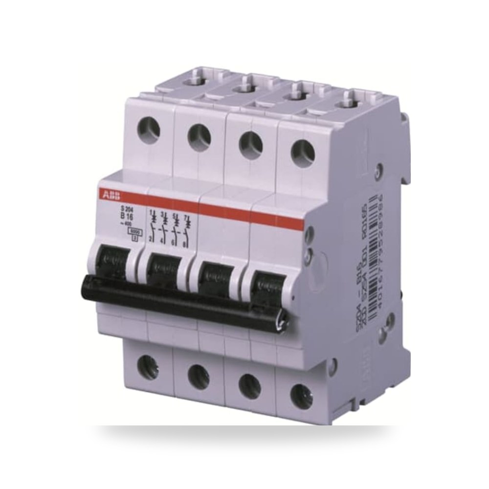 قاطع تيار أوتوماتيكي MCB S200 رباعي 50A RS ريمكو للتوريدات الصناعية (Reemco Industrial) موديل