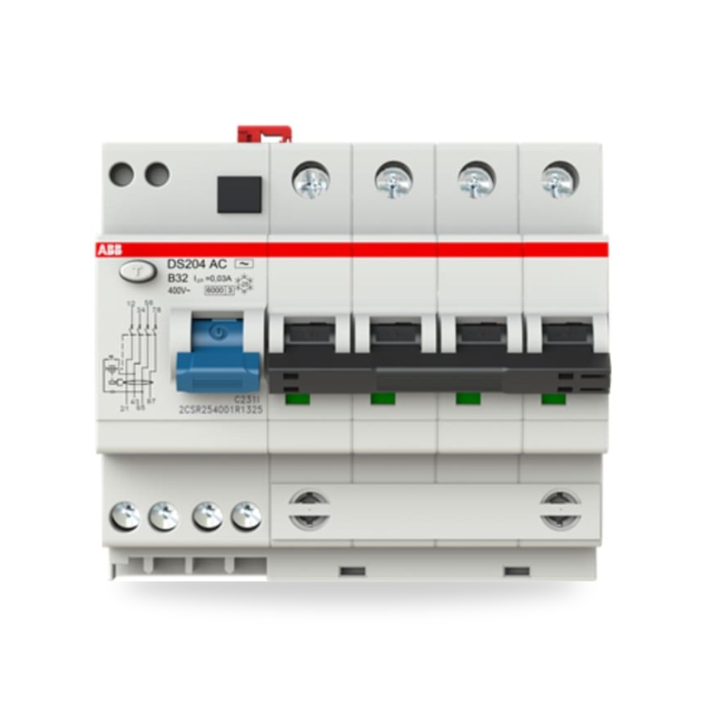 قاطع تيار أوتوماتيكي MCB رباعي 32A عالي الدقة ريمكو للتوريدات الصناعية (Reemco Industrial)