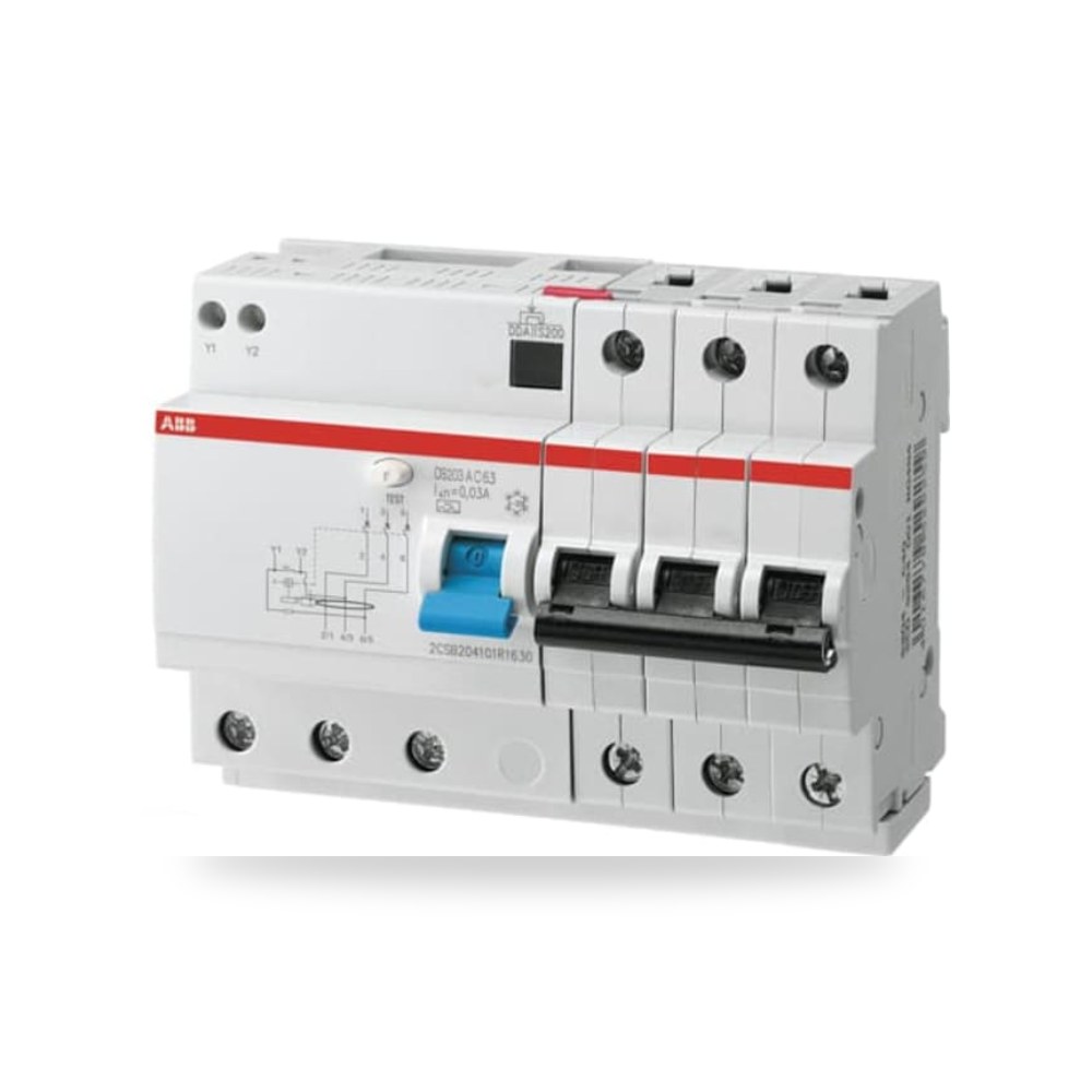 قاطع تيار أوتوماتيكي MCB ثلاثي 16A شاق معتمد ريمكو للتوريدات الصناعية (Reemco Industrial)