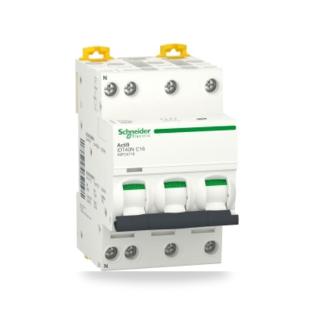 قاطع تيار أوتوماتيكي MCB 16A منحنى C RS PRO ريمكو للتوريدات الصناعية (Reemco Industrial)