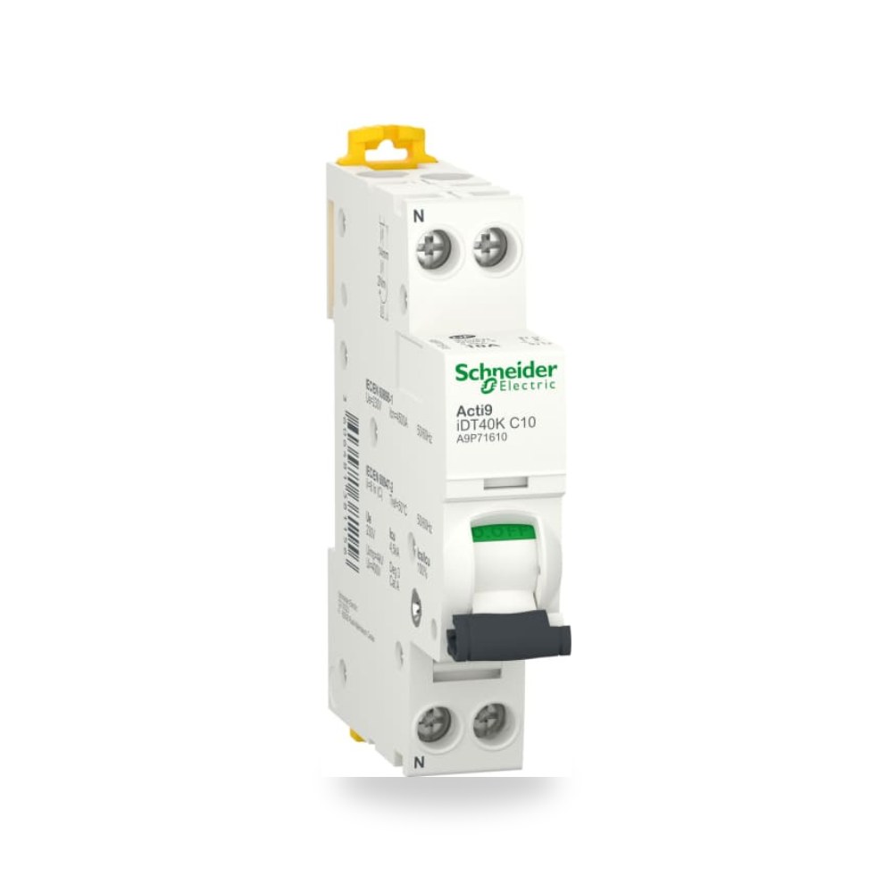 قاطع تيار أوتوماتيكي MCB أحادي 10A منحنى طراز ريمكو للتوريدات الصناعية (Reemco Industrial)