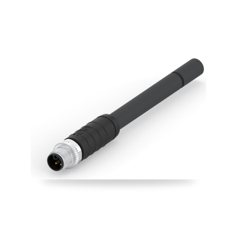 كابل توصيل حساسات ومشغلات M12 4 طراز T معتمد ريمكو للتوريدات الصناعية (Reemco Industrial)
