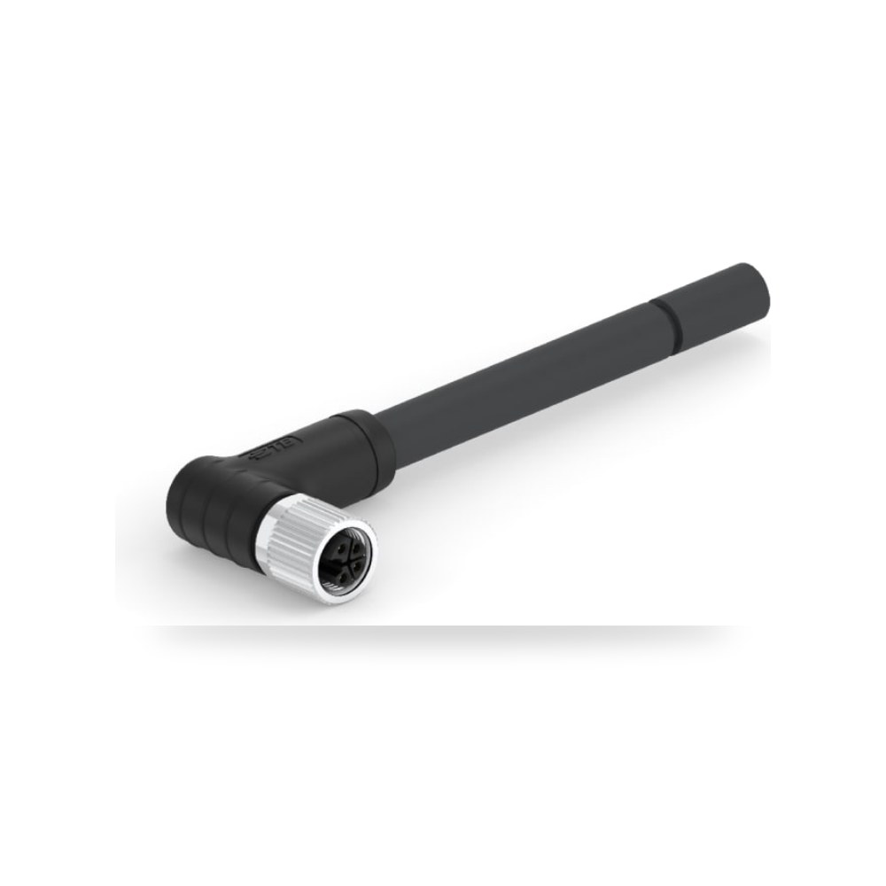 كابل توصيل حساسات ومشغلات M12 5 طراز L صناعي ريمكو للتوريدات الصناعية (Reemco Industrial)