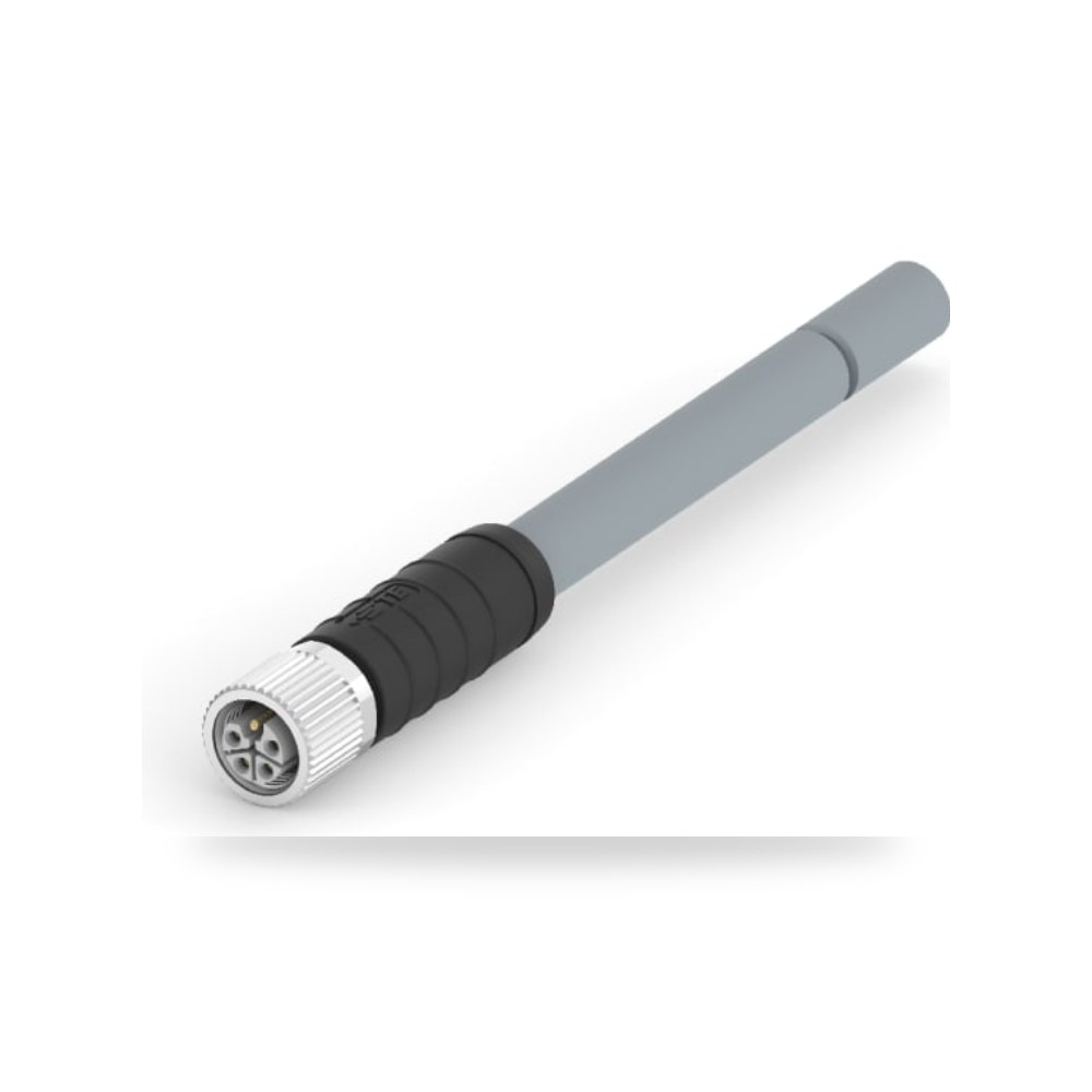 كابل توصيل حساسات ومشغلات M12 5 طراز N معتمد ريمكو للتوريدات الصناعية (Reemco Industrial)