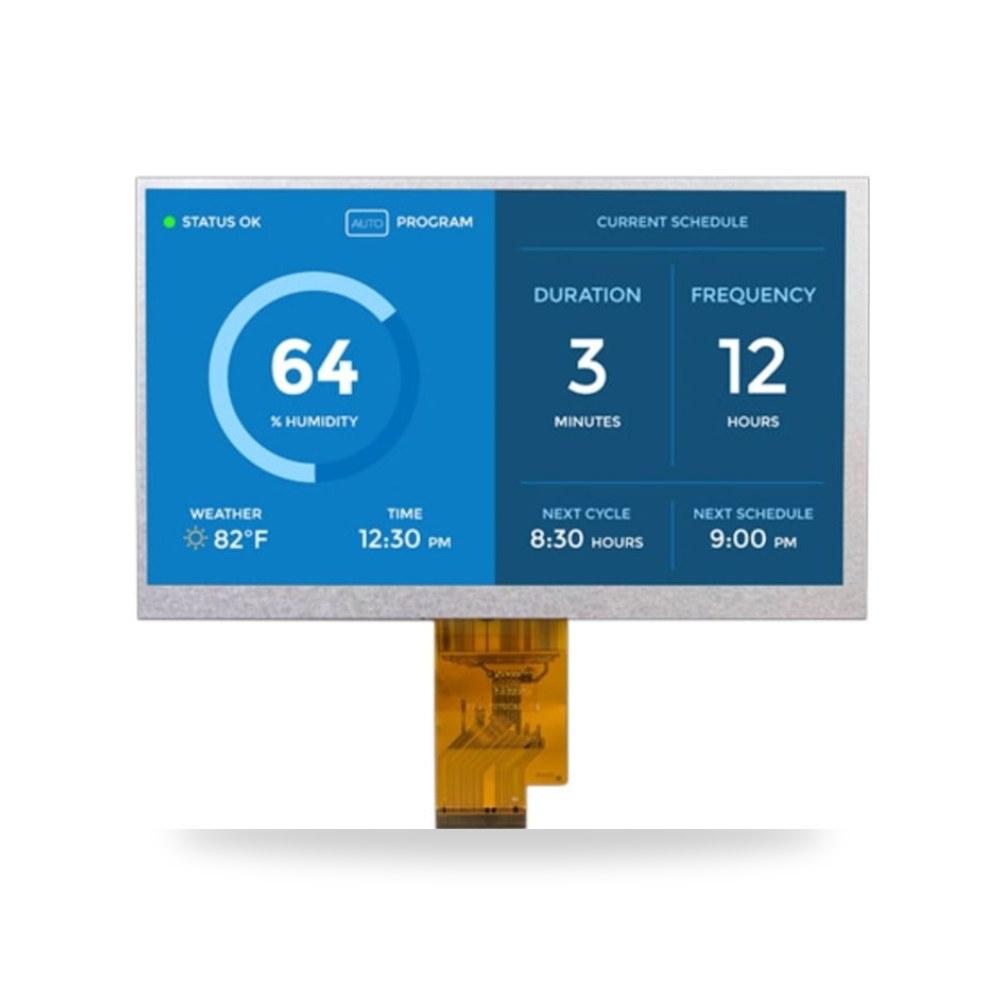 شاشة لمس مقاومية لوحات HMI 7 in عالي الدقة RS ريمكو للتوريدات الصناعية (Reemco Industrial)