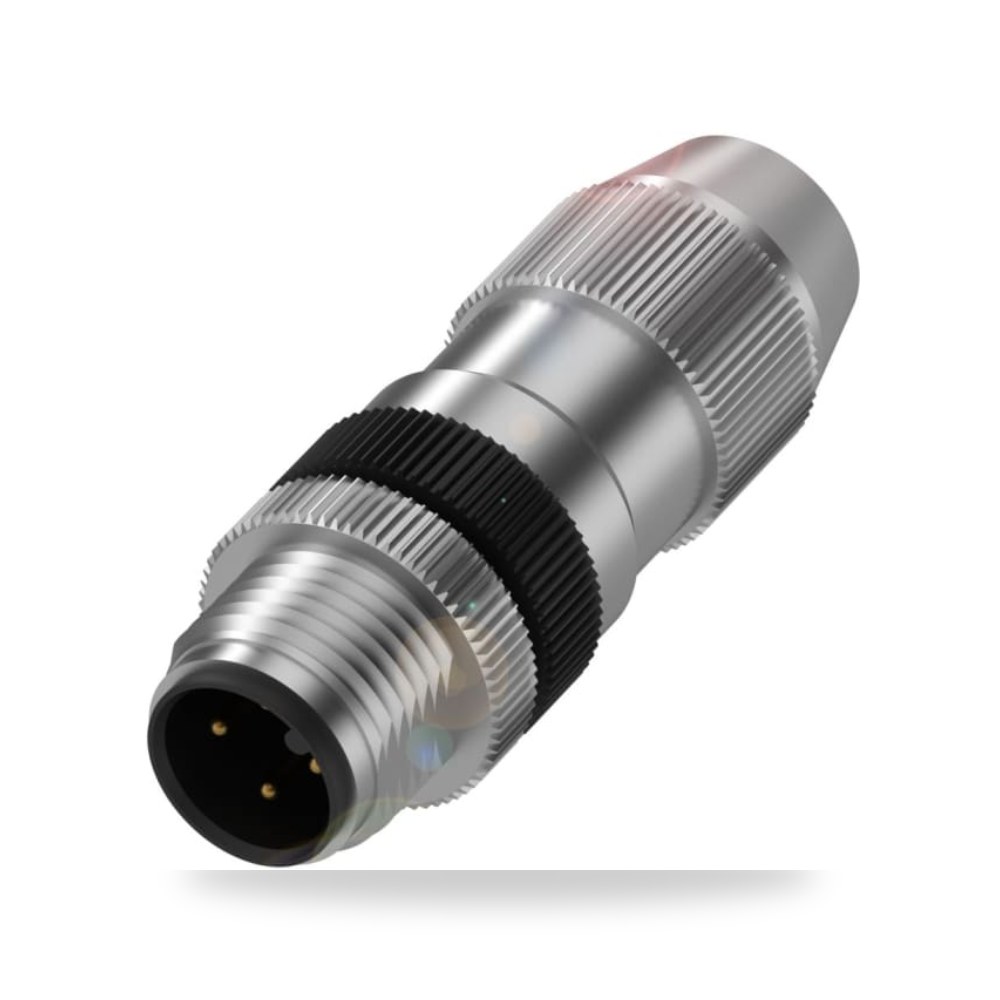 موصل دائري صناعي معتمد M12 4 أطراف طراز K RS ريمكو للتوريدات الصناعية (Reemco Industrial)