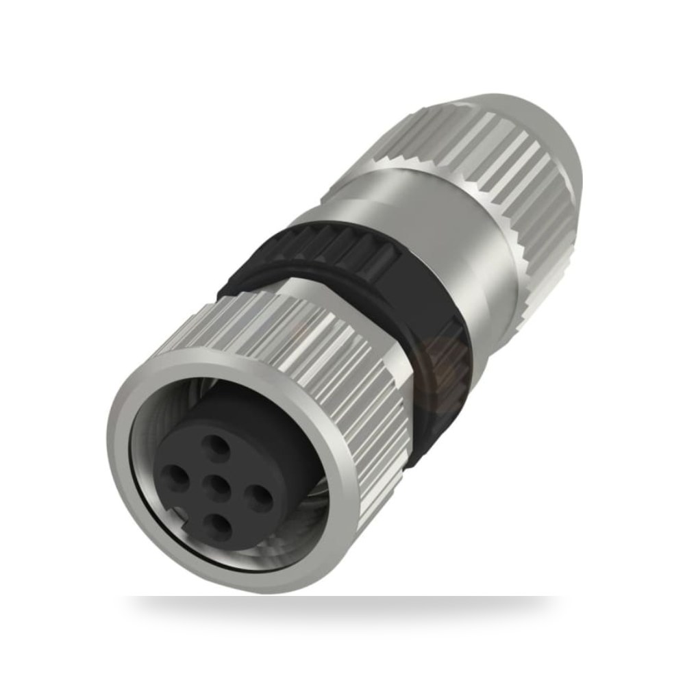 موصل دائري صناعي M12 4 أطراف كابل لوحات تحكم ريمكو للتوريدات الصناعية (Reemco Industrial)