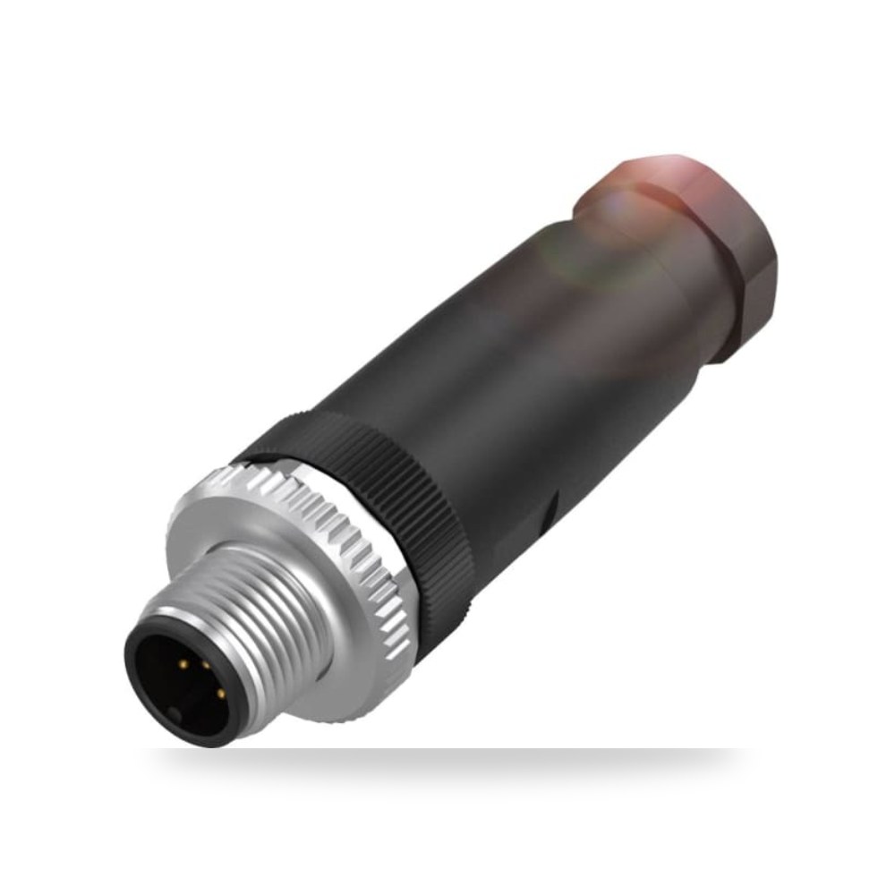 موصل دائري صناعي معتمد M12 5 أطراف كابل طراز ريمكو للتوريدات الصناعية (Reemco Industrial)