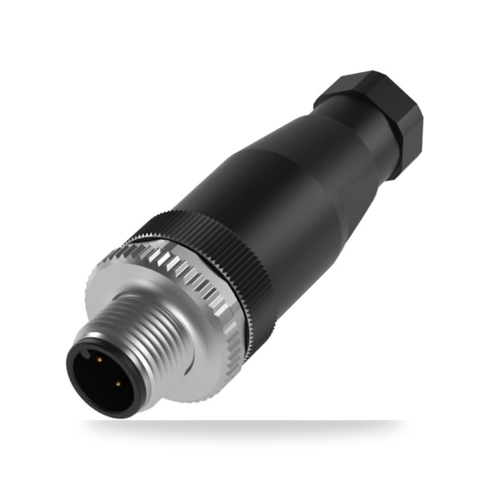 موصل دائري صناعي معتمد M12 5 أطراف كابل طراز ريمكو للتوريدات الصناعية (Reemco Industrial)