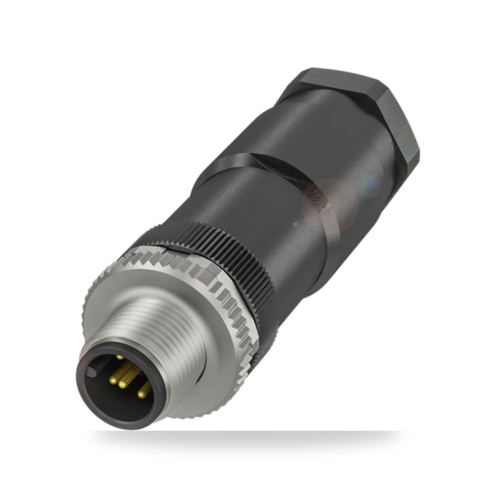 موصل دائري صناعي معتمد M12 5 أطراف كابل طراز ريمكو للتوريدات الصناعية (Reemco Industrial)