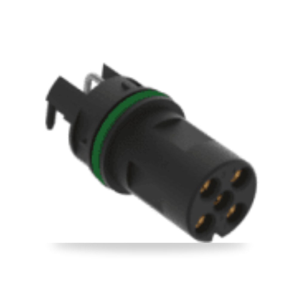 موصل دائري صناعي معتمد M12 5 أطراف أنثى طراز ريمكو للتوريدات الصناعية (Reemco Industrial)