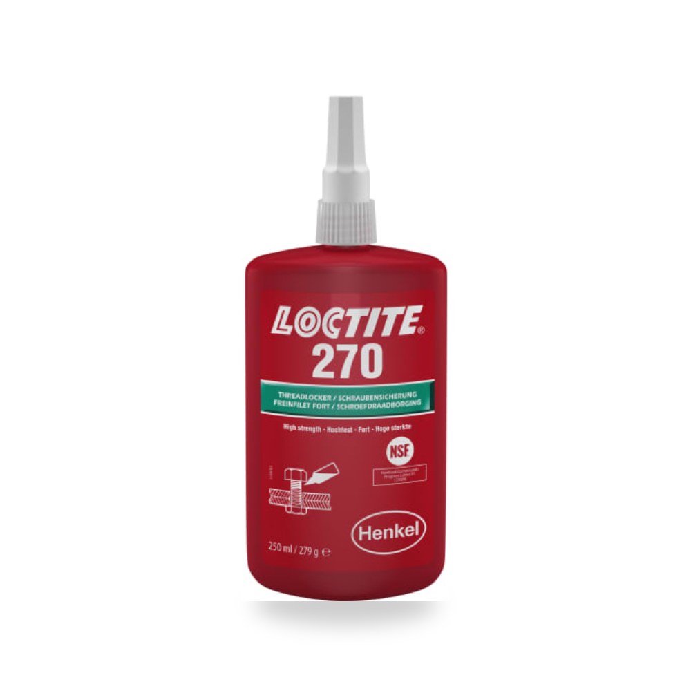 غراء ومثبت قلاووظ س لولبية Loctite 270 250 ml ريمكو للتوريدات الصناعية (Reemco Industrial)