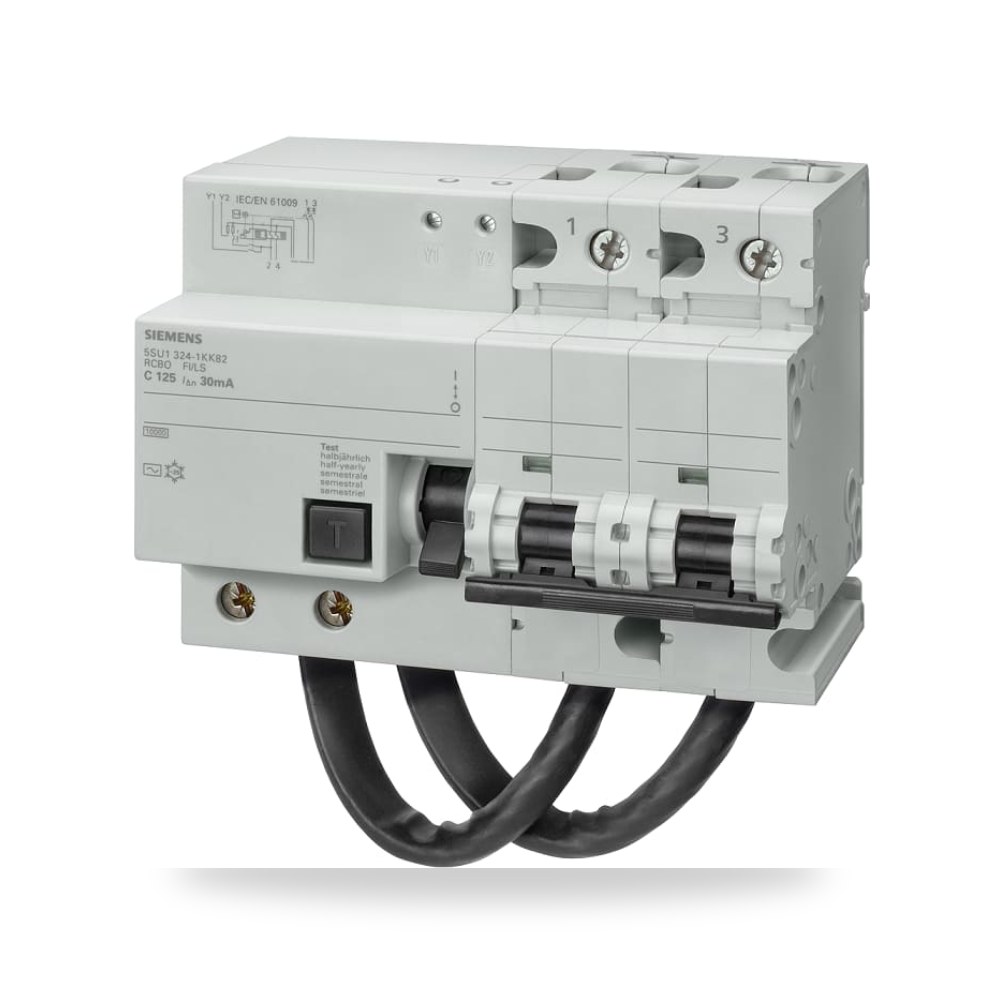قاطع تيار أوتوماتيكي MCB ثنائي 125A طراز ريمكو للتوريدات الصناعية (Reemco Industrial)