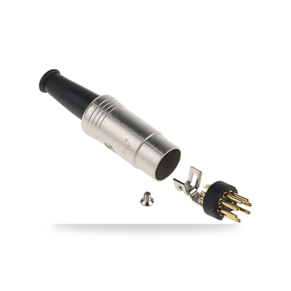 قابس موصل دين DIN 7 أقطاب طراز احترافي RS PRO ريمكو للتوريدات الصناعية (Reemco Industrial)