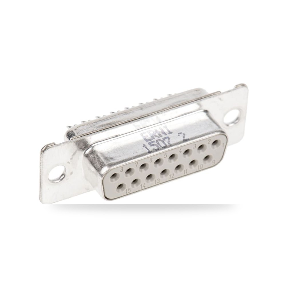 موصل D Sub لوحات تحكم 15 خط أنثى طراز مميز RS ريمكو للتوريدات الصناعية (Reemco Industrial)