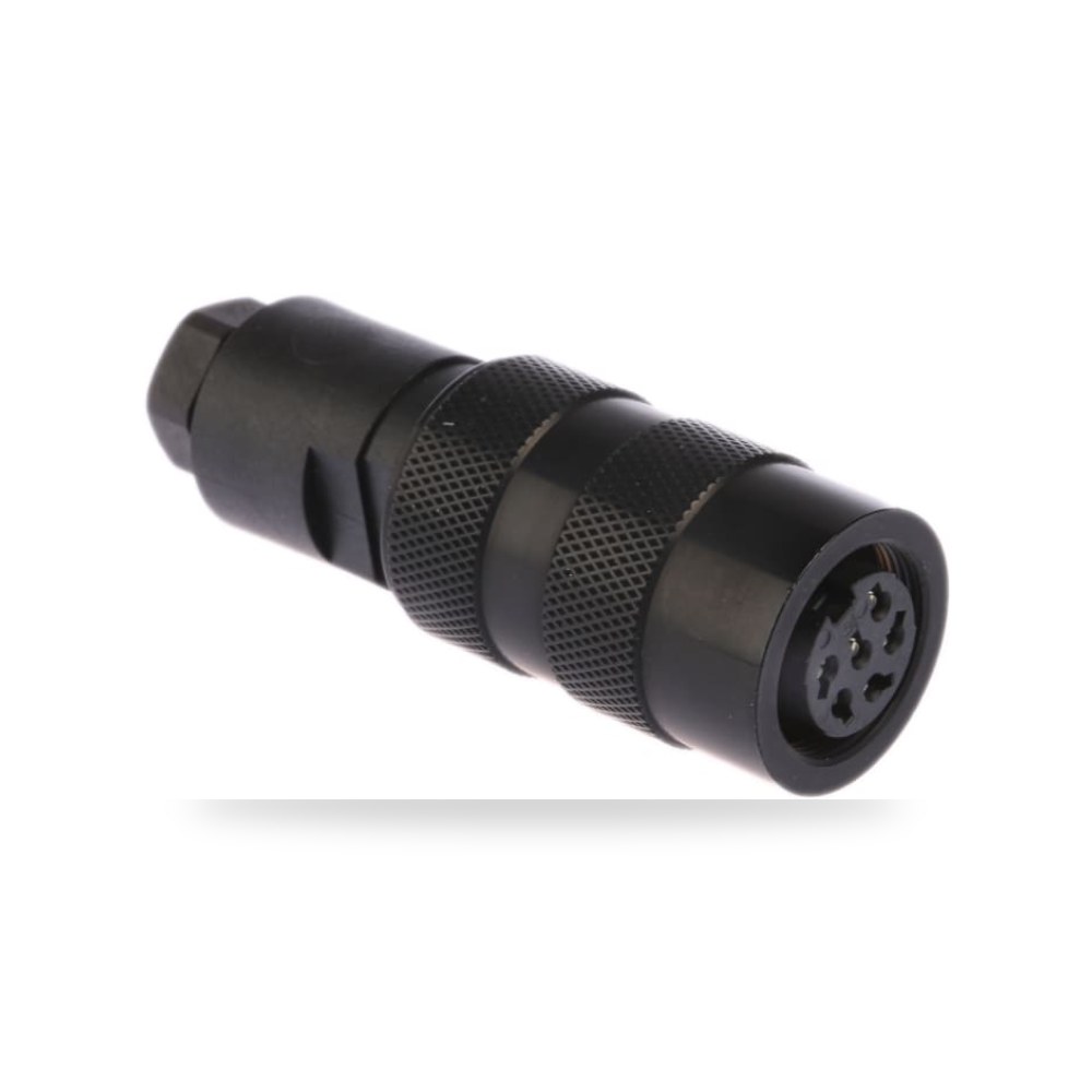 موصل دائري صناعي M16 6 أطراف كابل مستقيم أنثى ريمكو للتوريدات الصناعية (Reemco Industrial)