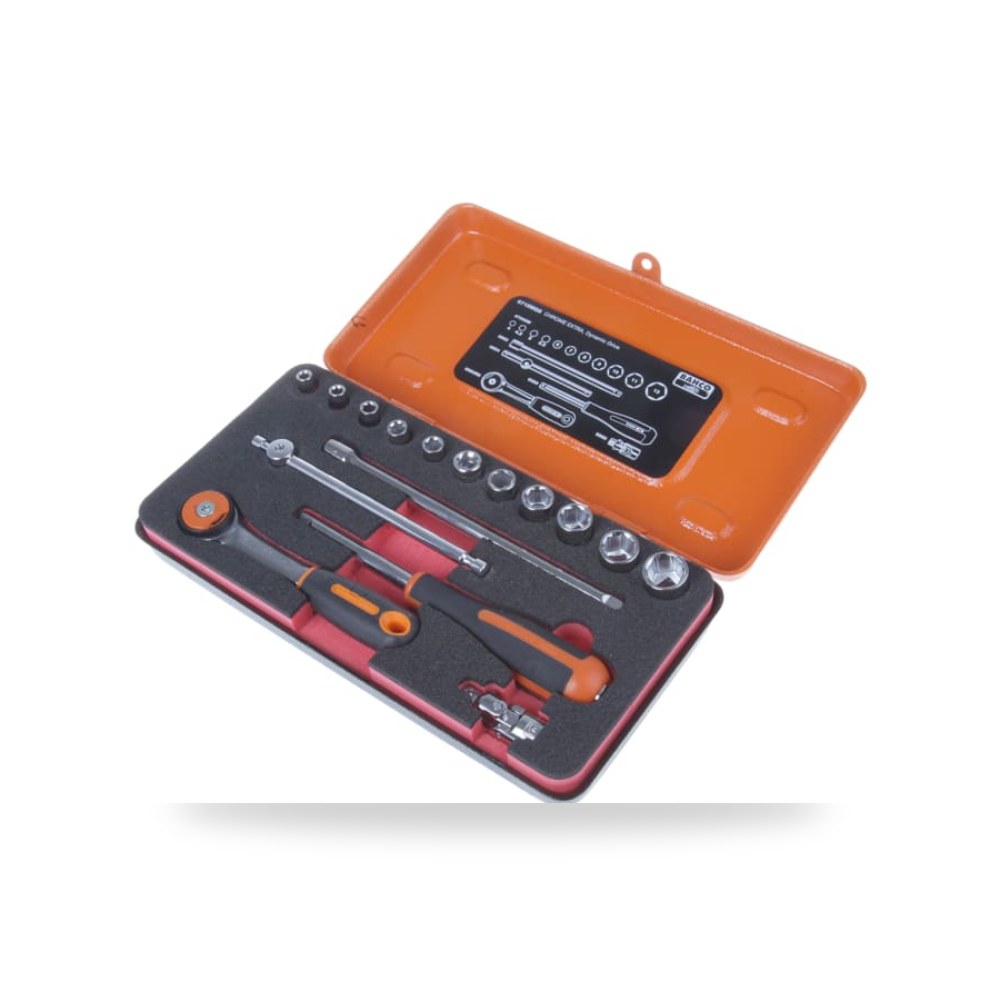 طقم لقم ومفاتيح بكس وسيستم 16 قطعة درايف 1 - 4 ريمكو للتوريدات الصناعية (Reemco Industrial)