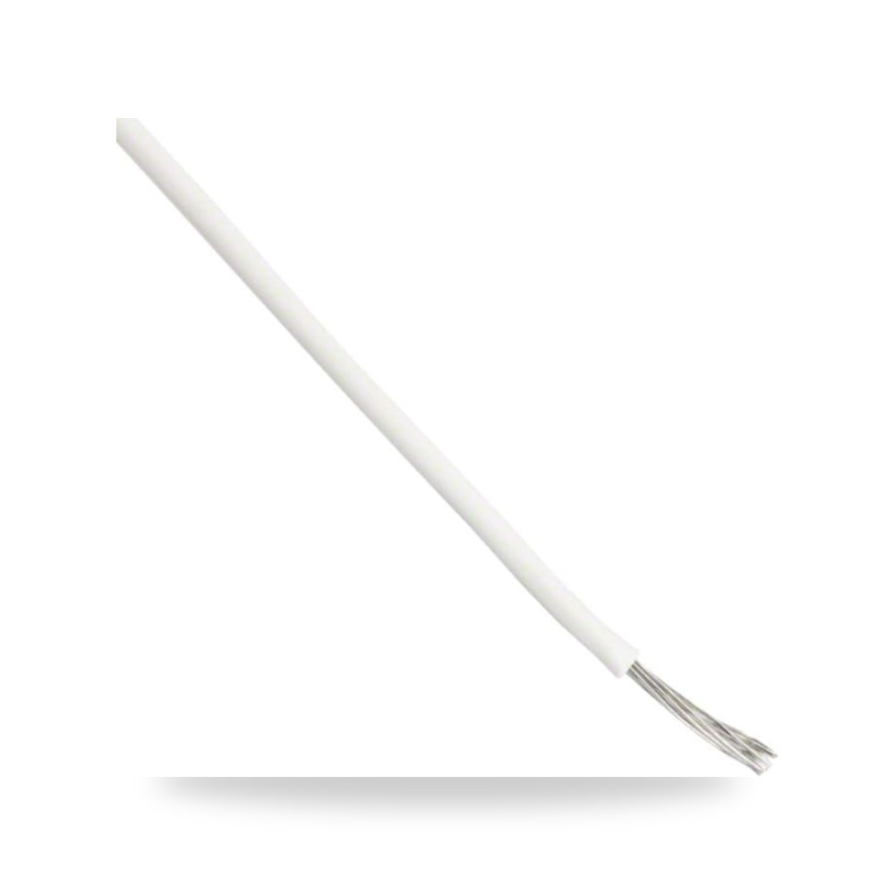 سلك توصيل مرن بوردات 24 AWG أبيض 30 معتمد ريمكو للتوريدات الصناعية (Reemco Industrial)