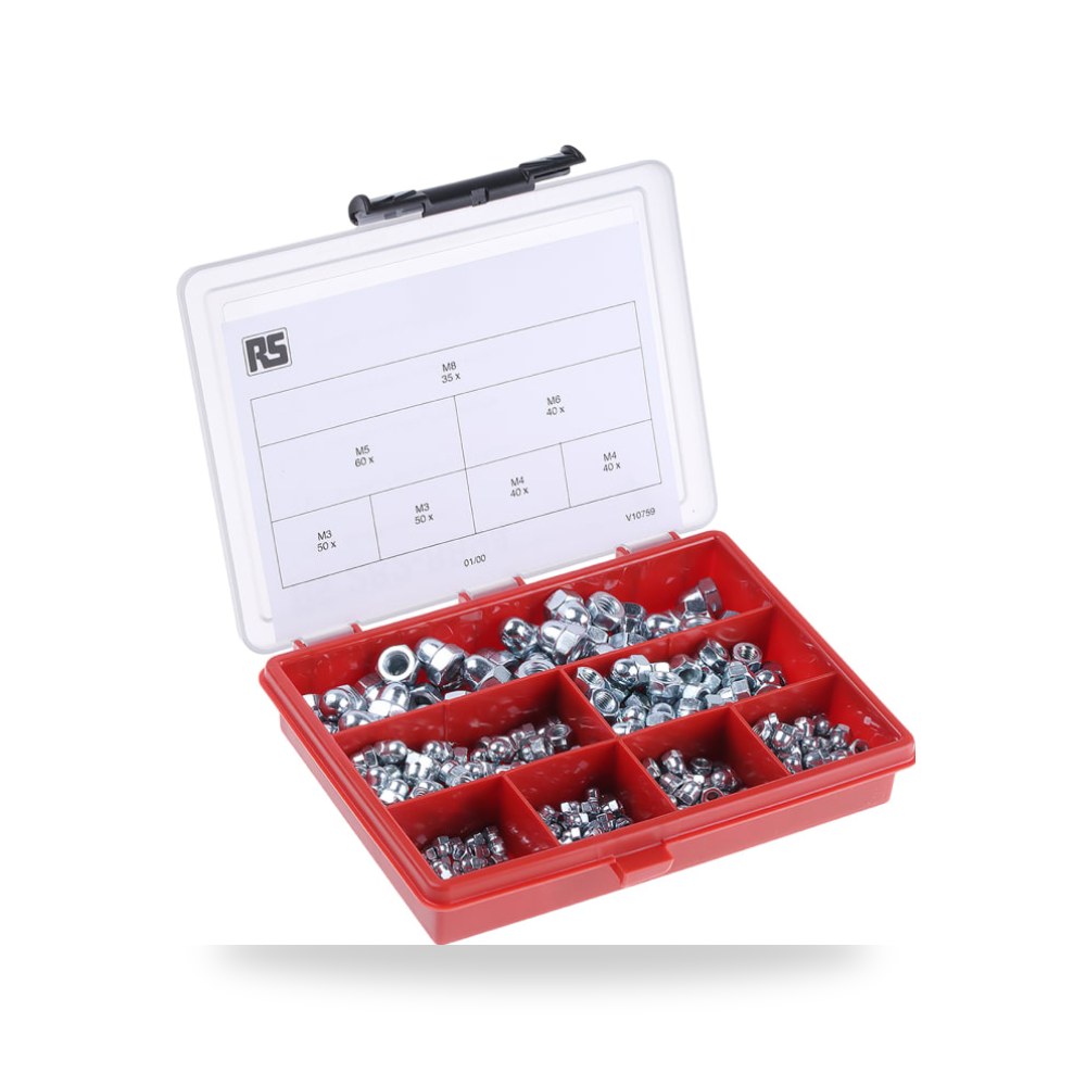 طقم صواميل سداسية فولاذية 315 قطعة احترافي RS ريمكو للتوريدات الصناعية (Reemco Industrial)