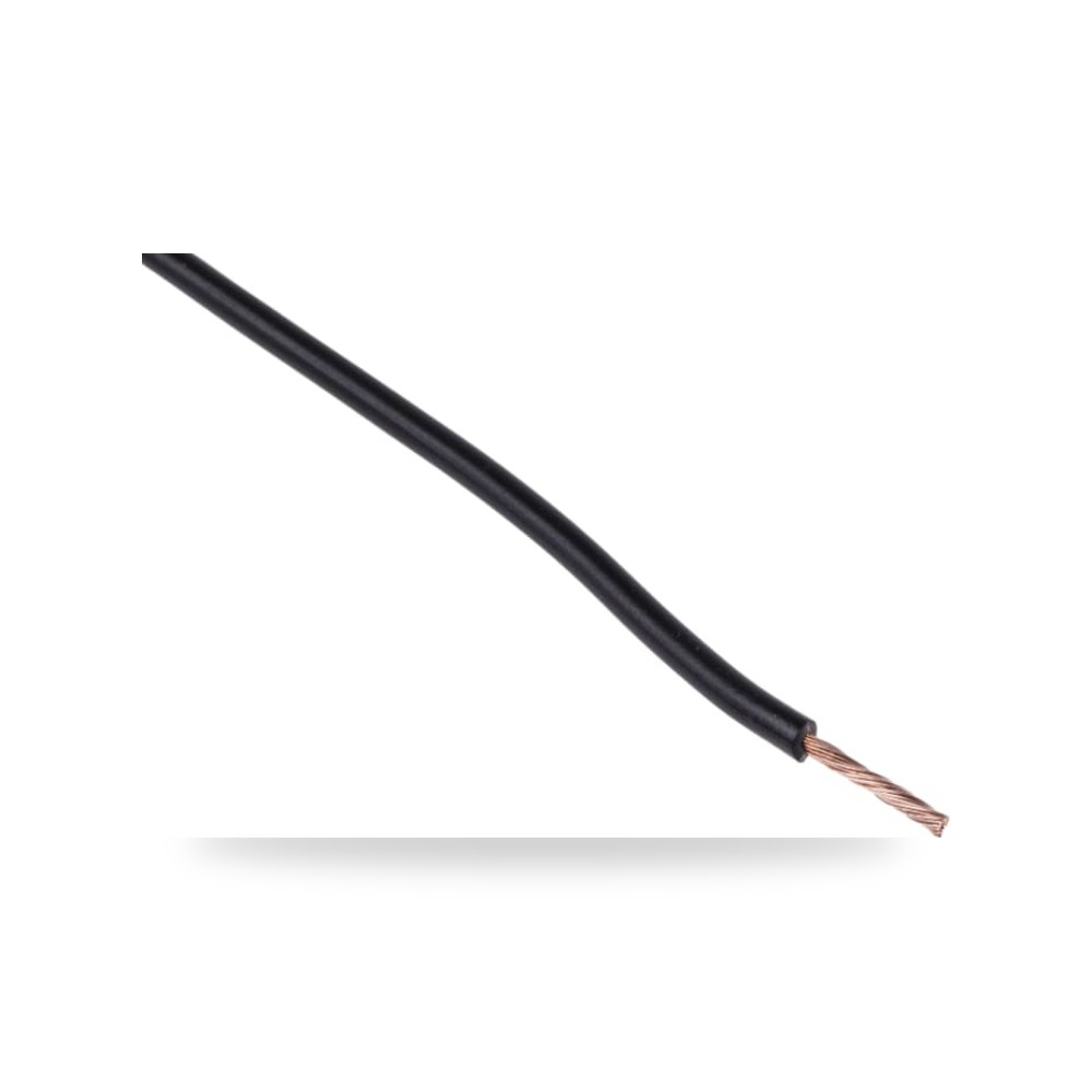 سلك توصيل مرن بوردات 23 AWG أسود معتمد ريمكو للتوريدات الصناعية (Reemco Industrial)