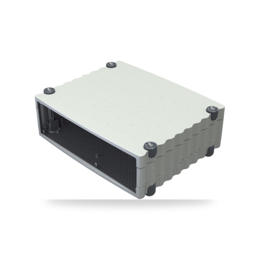 شاسيه راك 19 بوصة كبائن صلب معتمد طراز H RS ريمكو للتوريدات الصناعية (Reemco Industrial)
