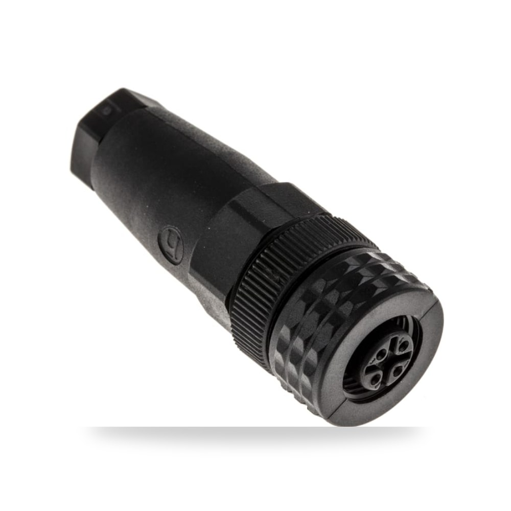 موصل دائري صناعي M12 4 أطراف كابل فائق التحمل ريمكو للتوريدات الصناعية (Reemco Industrial)