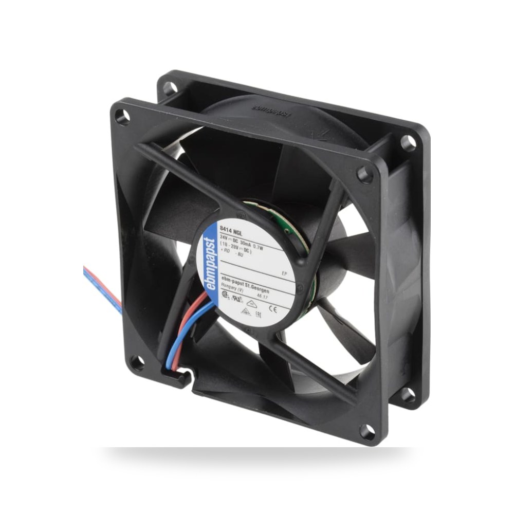 مروحة تبريد محورية للكبائن 24V DC 80 طراز C ريمكو للتوريدات الصناعية (Reemco Industrial)