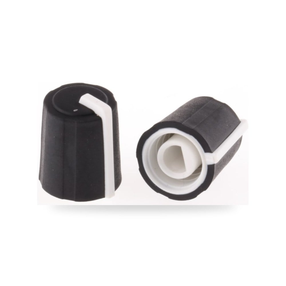 مقبض تحكم بكره لبوتنشيوميتر (عمود 4mm, قطر 11.5 mm) RS PRO موديل 3 - 03 - DP110-004 - 237