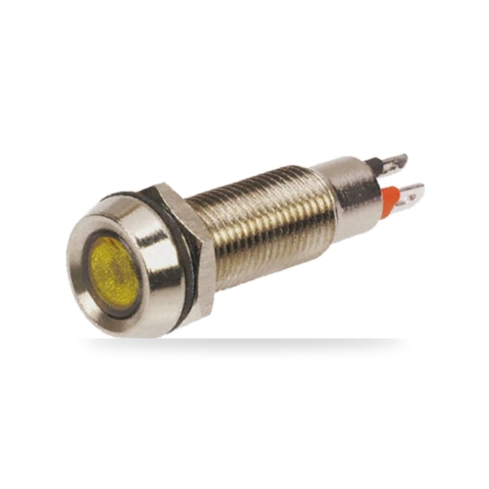 لمبة بيان وإشارة لوحات 24V DC أصفر فئة متطورة ريمكو للتوريدات الصناعية (Reemco Industrial)