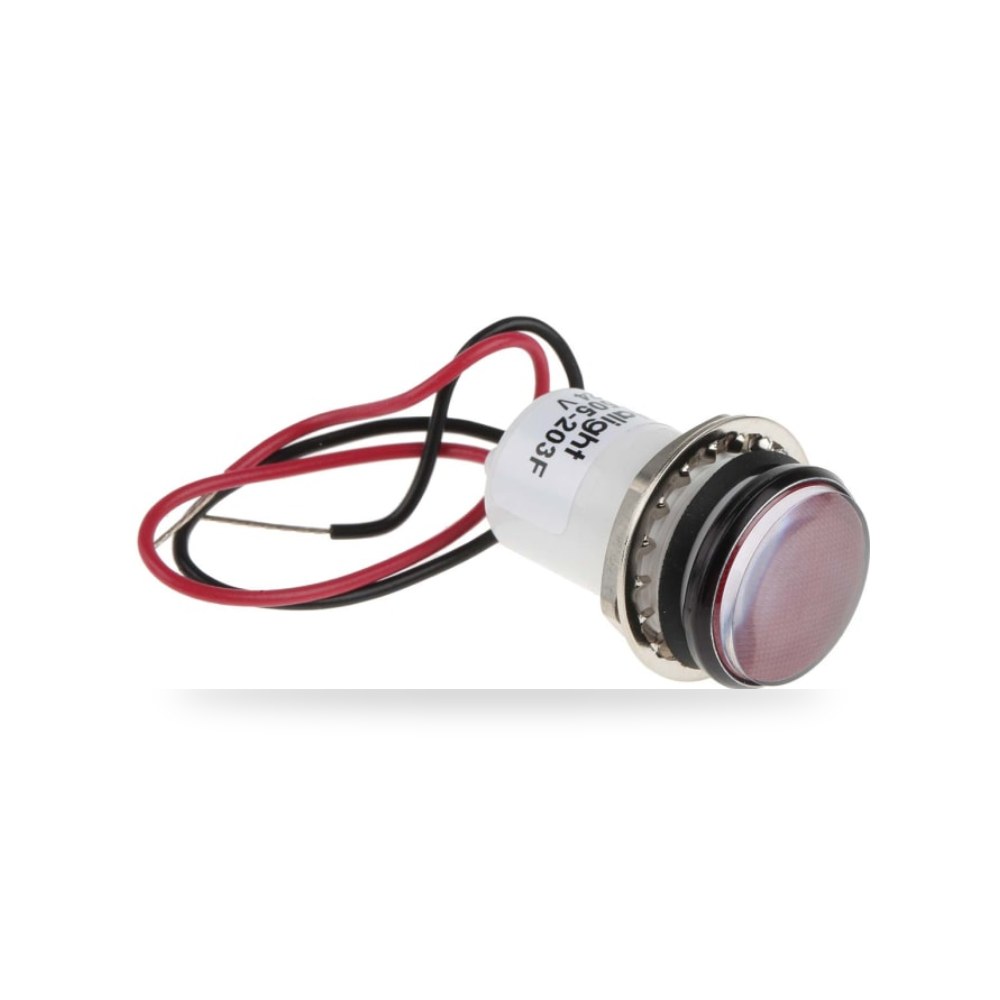 لمبة بيان وإشارة لوحات 24V DC أحمر 17.5 مم RS ريمكو للتوريدات الصناعية (Reemco Industrial)