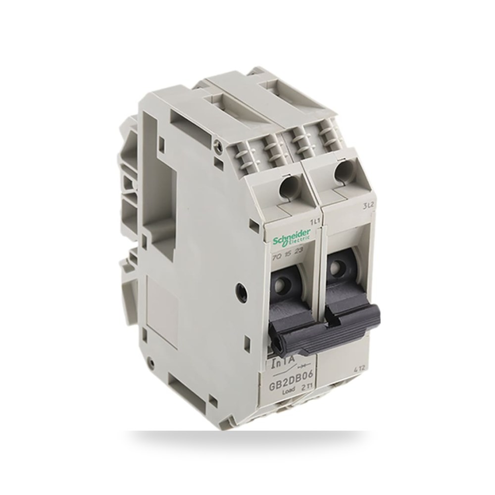 قاطع تيار أوتوماتيكي MCB ثنائي 1A فئة شاقة RS ريمكو للتوريدات الصناعية (Reemco Industrial)