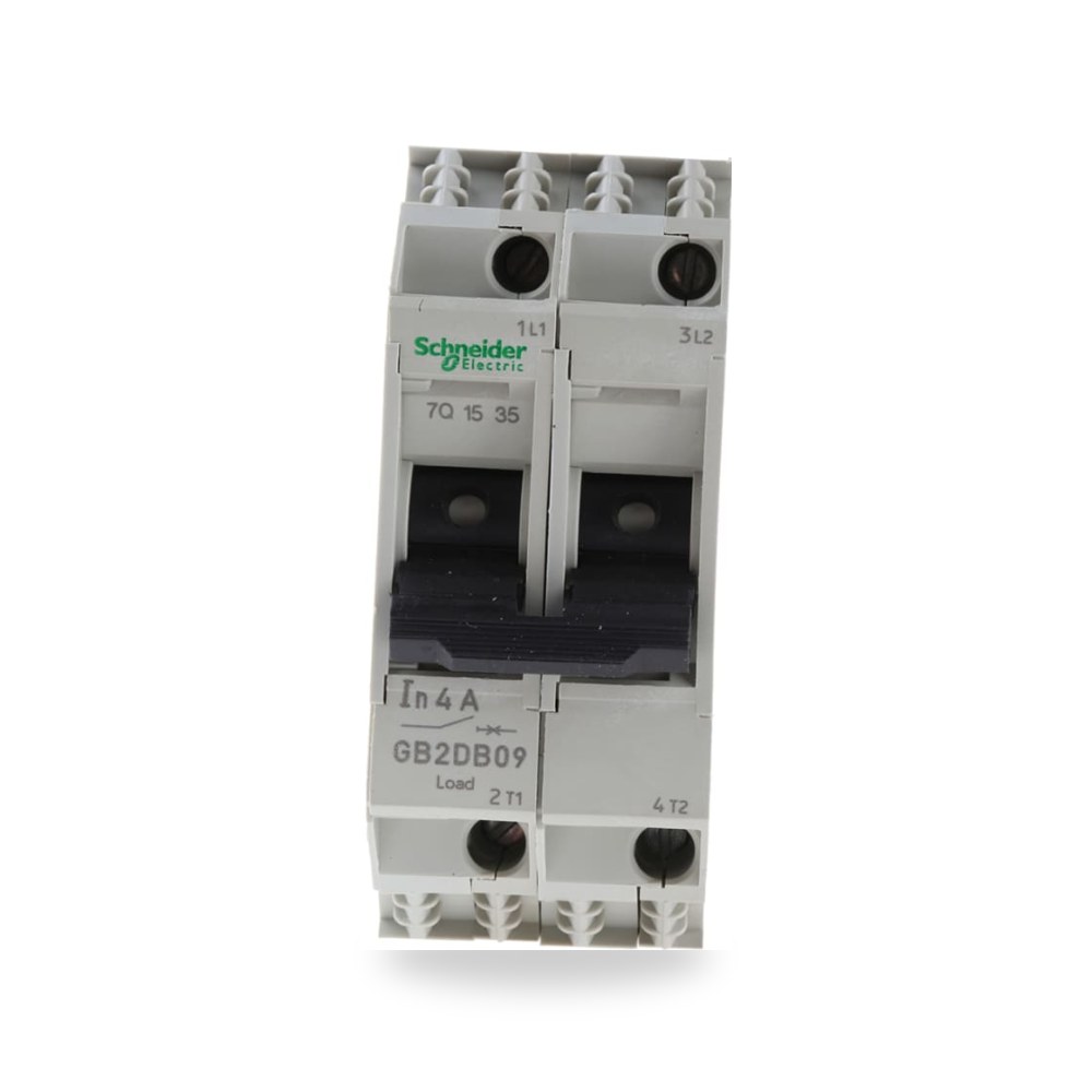 قاطع تيار أوتوماتيكي MCB ثنائي 4A RS PRO ريمكو للتوريدات الصناعية (Reemco Industrial)
