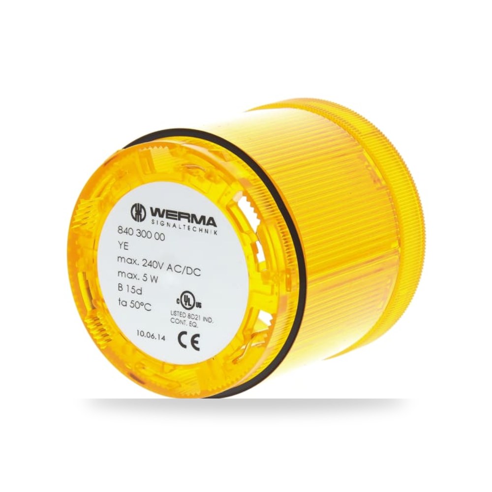 وحدة برج إشارة ضوئي أصفر 240V IP65 معتمد ريمكو للتوريدات الصناعية (Reemco Industrial)
