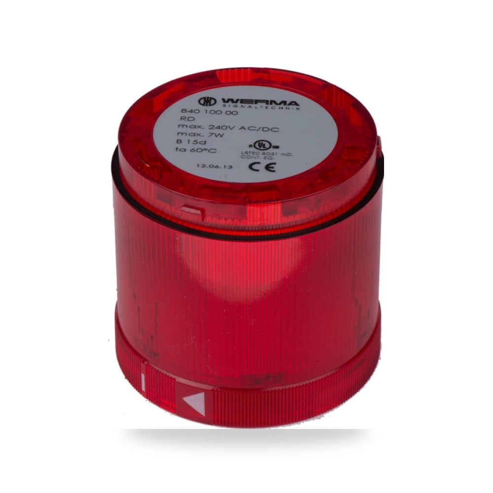 وحدة برج إشارة ضوئي أحمر 240V IP65 مواصفات ريمكو للتوريدات الصناعية (Reemco Industrial) موديل
