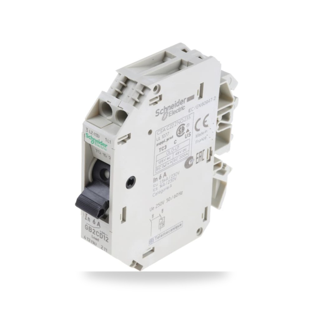 قاطع تيار أوتوماتيكي MCB أحادي 6A طراز R RS ريمكو للتوريدات الصناعية (Reemco Industrial)