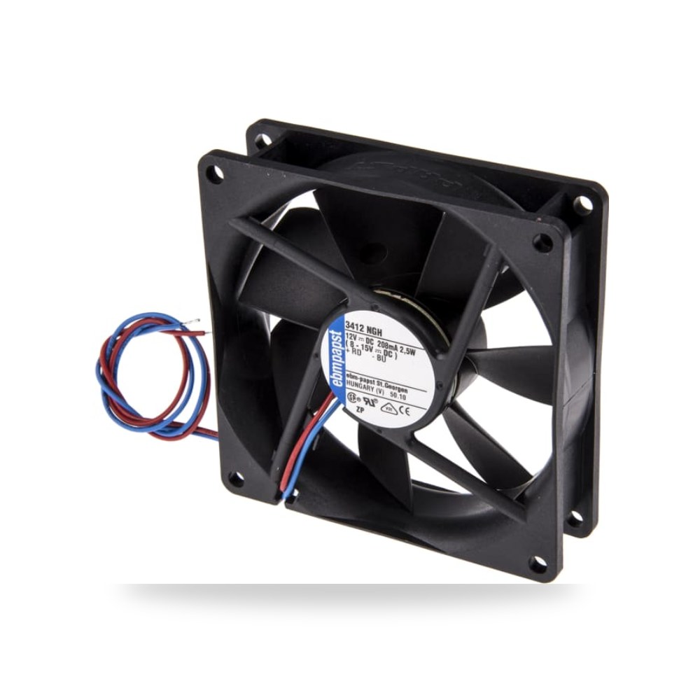 مروحة تبريد محورية للكبائن 12V طراز D RS PRO ريمكو للتوريدات الصناعية (Reemco Industrial)