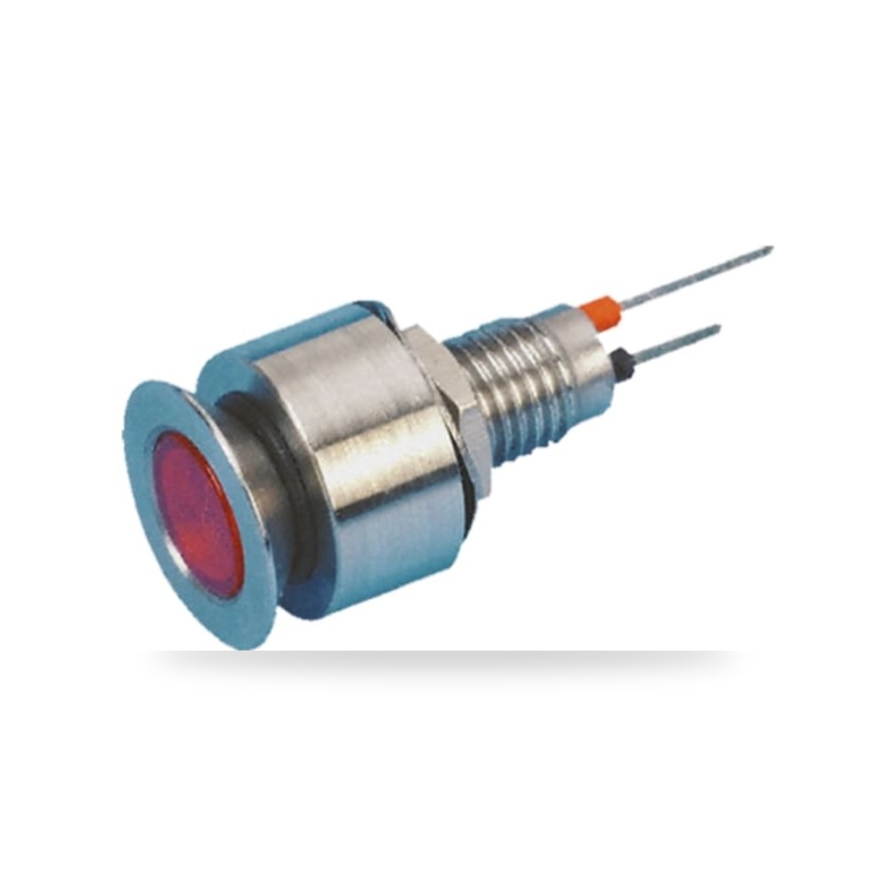 لمبة بيان وإشارة لوحات 12V DC أحمر 6.1 مم RS ريمكو للتوريدات الصناعية (Reemco Industrial)