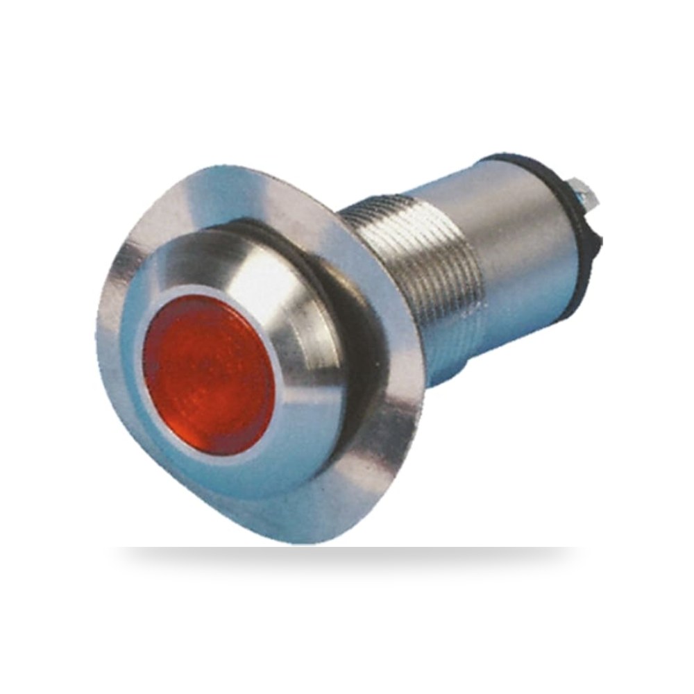 لمبة بيان وإشارة لوحات 230V AC أحمر 13 مم RS ريمكو للتوريدات الصناعية (Reemco Industrial)