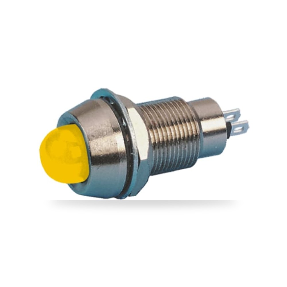 لمبة بيان وإشارة لوحات 24V DC أصفر شاق معتمد ريمكو للتوريدات الصناعية (Reemco Industrial)