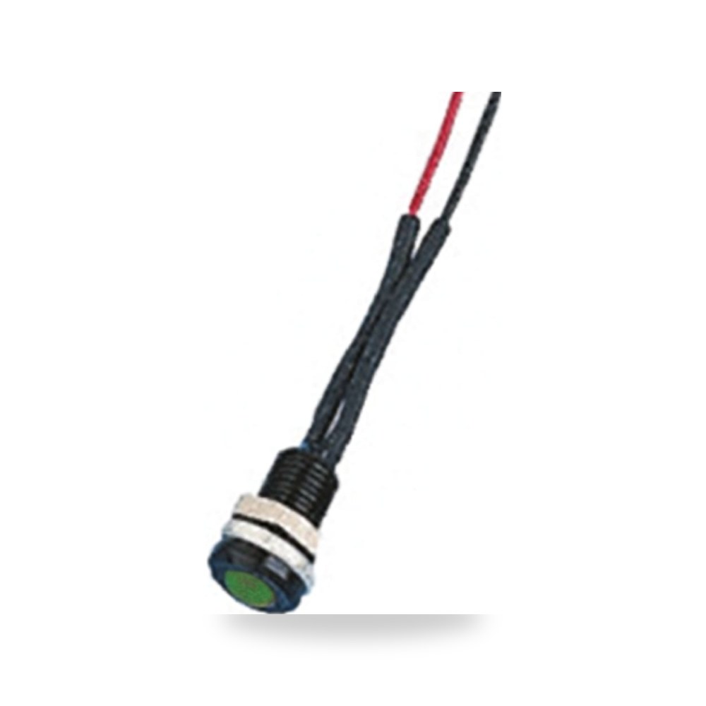 لمبة بيان وإشارة لوحات 12V AC أخضر 6.4 مم ريمكو للتوريدات الصناعية (Reemco Industrial) موديل