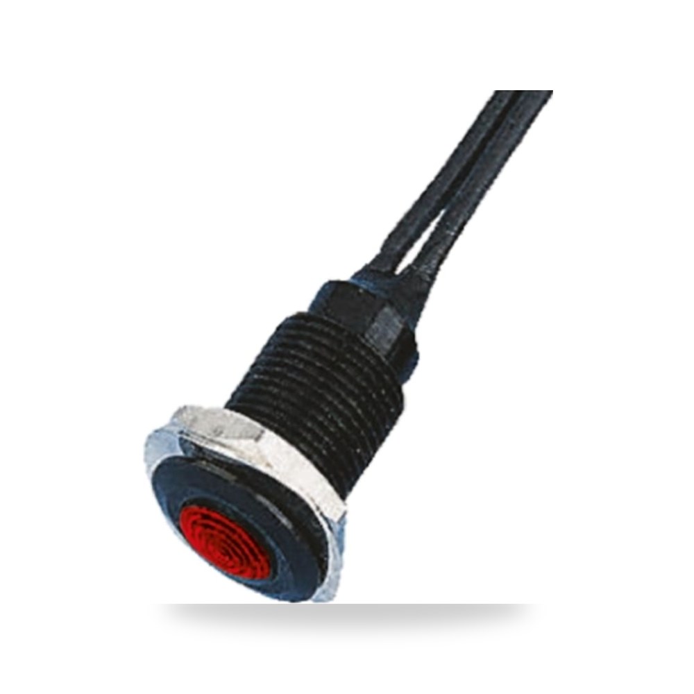 لمبة بيان وإشارة لوحات 110V AC أحمر 10.2 مم ريمكو للتوريدات الصناعية (Reemco Industrial)