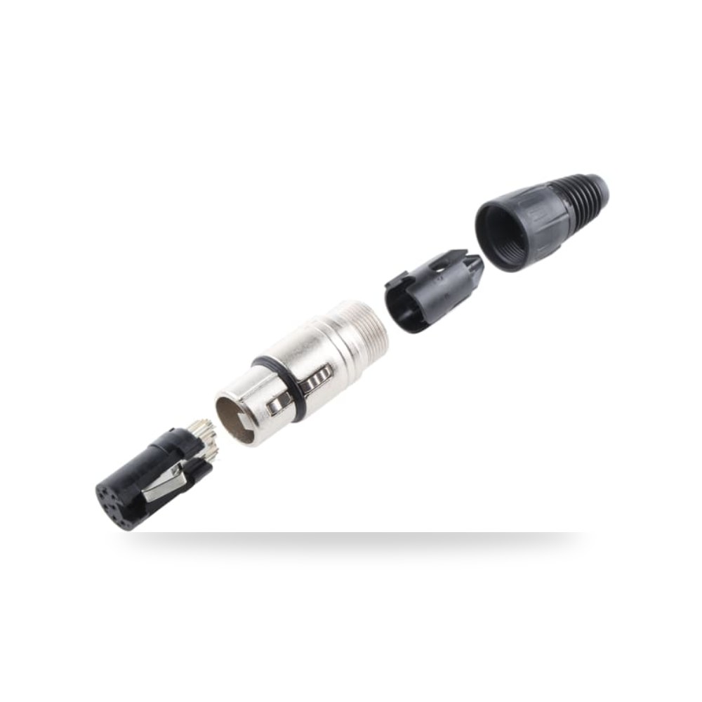موصل إشارات وفيش XLR صوتي صناعي معتمد طراز ريمكو للتوريدات الصناعية (Reemco Industrial)